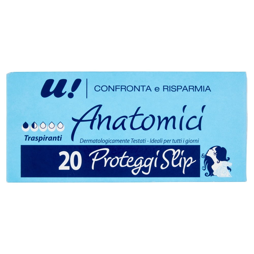 20 Proteggi Slip Anatomici U! Confronta e Risparmia